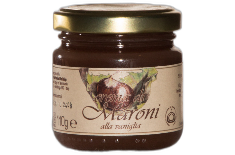 Crema di maroni alla vaniglia 110 g Crema di maroni alla vaniglia 110 g - crema dolce ai marroni con vaniglia