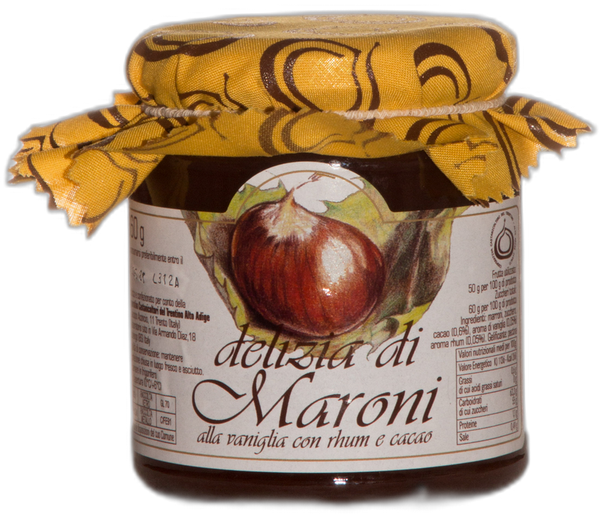 Delizia di maroni alla vaniglia con rhum e cacao Delizia di maroni alla vaniglia con rhum e cacao - dessert ai marroni con vaniglia, rum e cacao