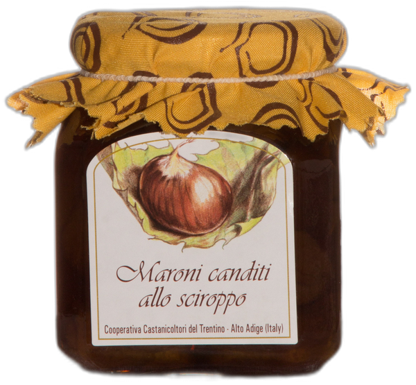 Maroni canditi allo sciroppo Maroni canditi allo sciroppo - castagne candite conservate in sciroppo